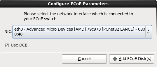 Configure FCoE Parameters