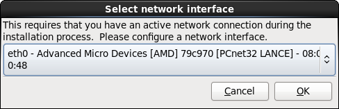 Select network interface